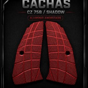 CACHAS DE ALUMINIO CZ75 B/ SHADOW 2 COLO ROJO METALIZADO