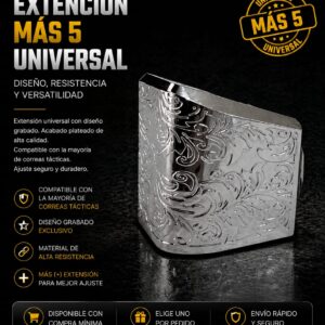 TACON MAS 5 UNIVERSAL/ RAMEADO PLATA