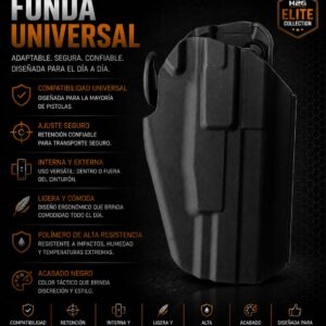 Funda Universal, Polimero, Negro
