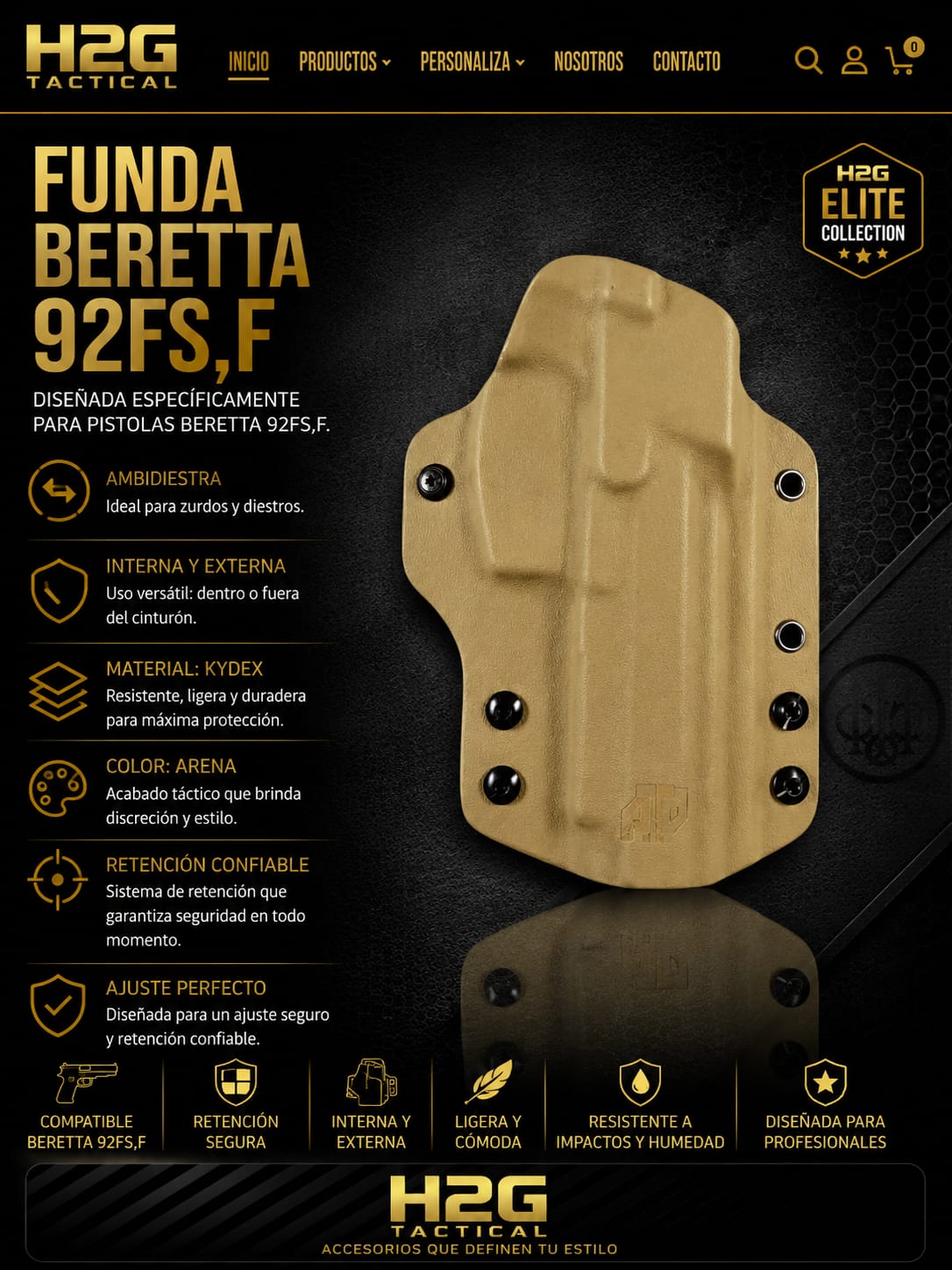 Funda Beretta 92Fs,F Arena