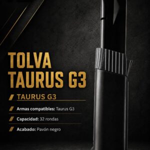 TOLVA TAURUS G3/32 RONDAS/ NEGRO