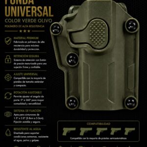 funda universa/verde olivo