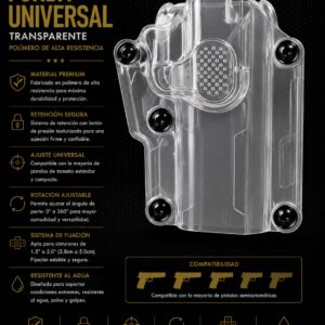 FUNDA UNIVERSAL/ TRANSPARENTE