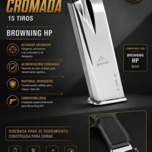 tolvas browing hp/ cromada/ 15 rondas