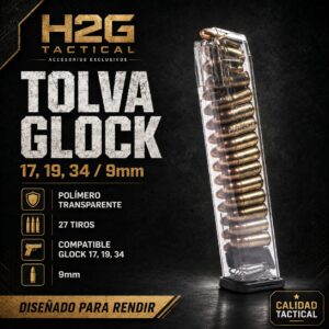 GLOCK .43/9MM/27 RONDAS