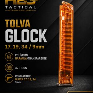GLOCK 17,19,34/ NARANJA/32R