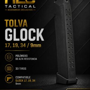 GLOCK 17,19,34/ NEGRA/33R