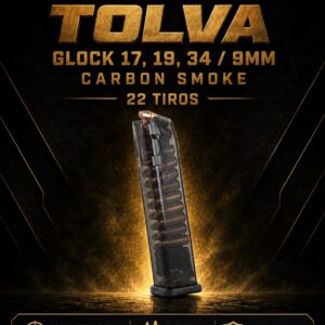 TOLVA GLOCK 17,19,34/ 9MM/ 22 RONDAS