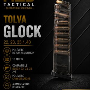 GLOCK .40/ 22,23,35/16 TIROS