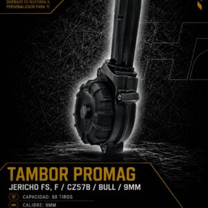 TAMBOR JERICHO FS,F/CZ75B/BULL/ 50 TIROS