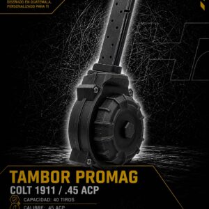 TAMBOR COLT 1911/40 TIROS