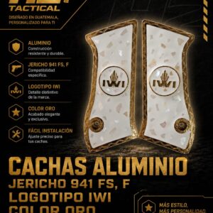 ALUMINIO JERICHO 941FS,F LOGOTIPO IWI  COLOR ORO 