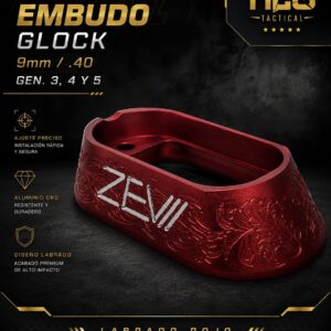 EM/ GLOCK .40/GEN 3,4,5 LABRADO ROJO