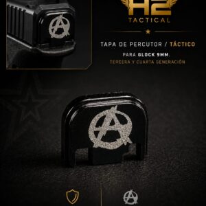 TAPA DE PERCUTOR GLOCK 9MM/ ALUMINIO LOGO A ORO